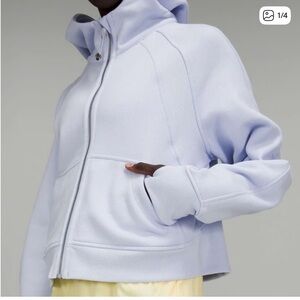 Lululemon Scuba Oversized Full-Zip Hoodie Pastel Blue